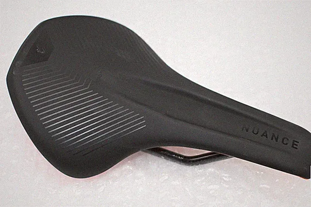Bicycle Saddle Cube Natural Fit Nuance SLT Black Orange Carbon Road