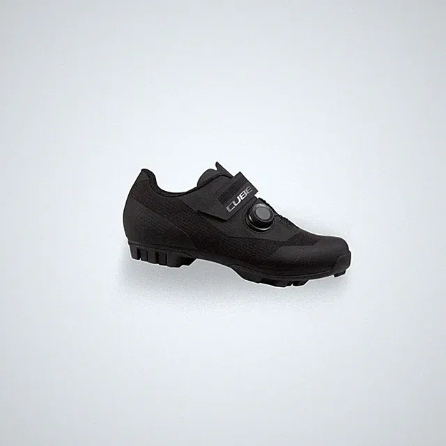 Cube Peak Rookie MTB Bike Shoes For Kids - Black - MPN 17157