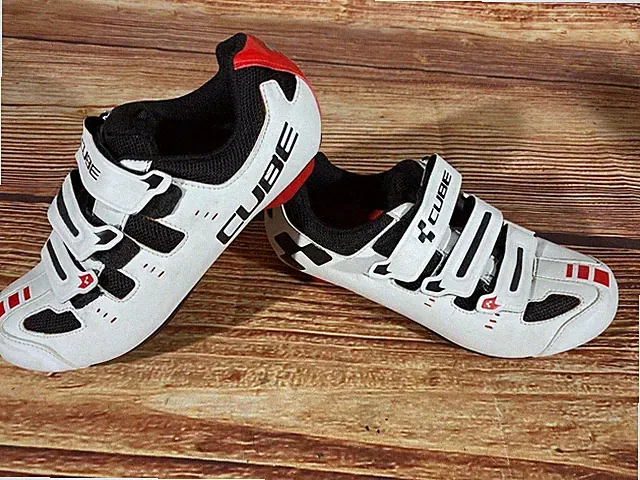 CUBE Road Cycling Shoes Bike 3 Bolts Size EU38 US5.5 Mondo 240 cs818