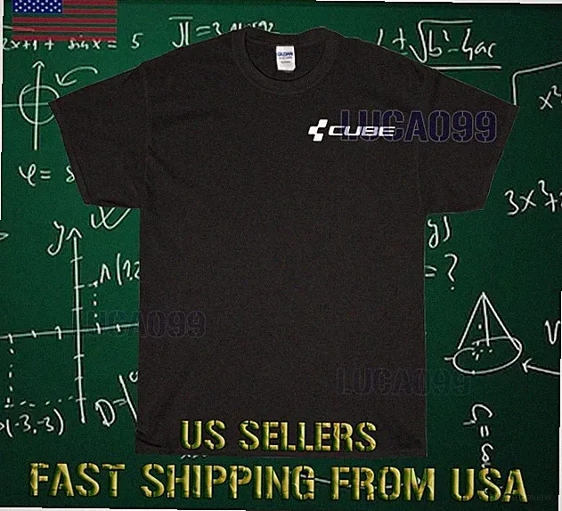 NEW SHIRT CUBE BICYCLES RACING LOGO T-SHIRT AMERICAN FUNNY SIZE S-5XL