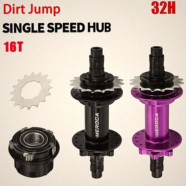 Single Speed Hub 32 Holes Mtb Bicycle Hubs Noisy Cubes Sealed Bearing Rear Hub
